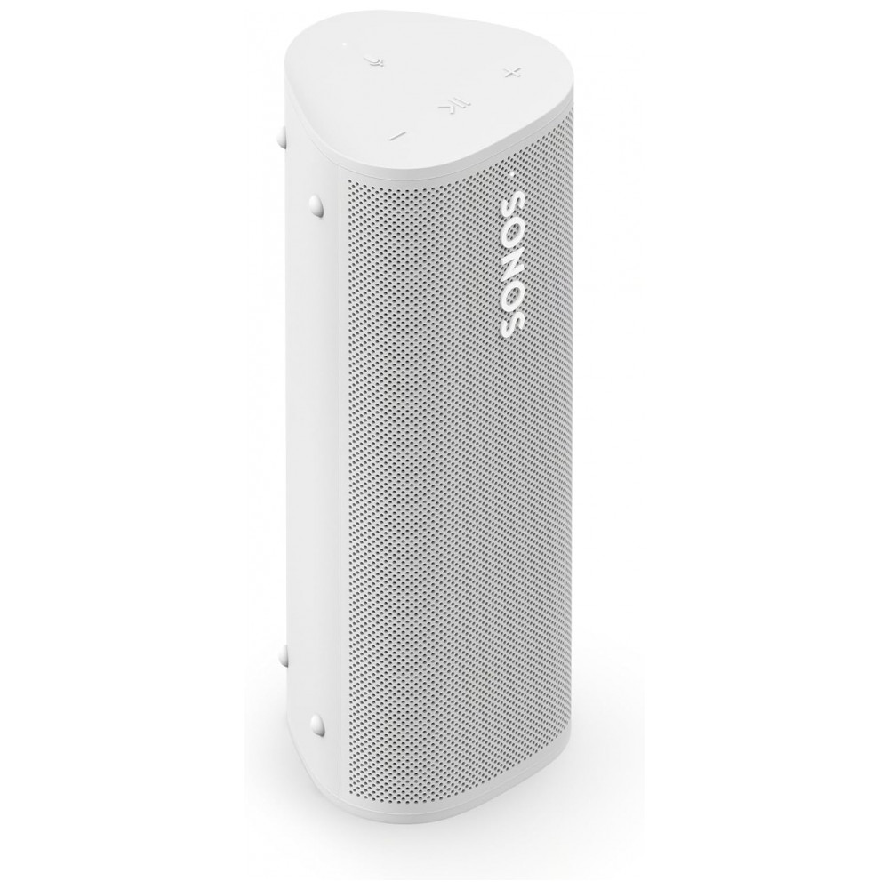 Sonos Roam 2 Caixa de Som Portátil Wireless com Bluetooth, IP67, Alexa Integrada, Som Imersivo, Bateria Longa Duração – Branco Fosco