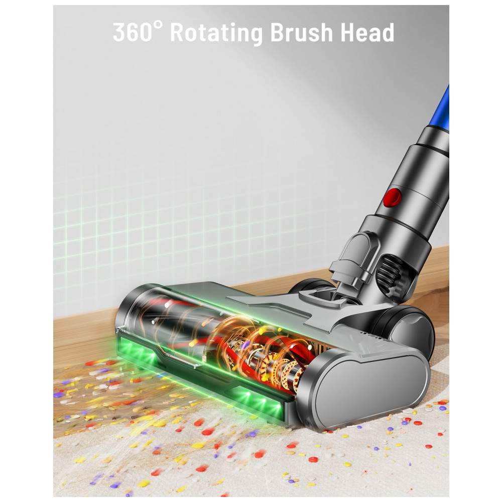 ECTQC4ZWX9KF0B_4-1.jpg - Aspirador de Pó sem Fio 600W 50KPA 65Min, Potente para Casa, Autônomo, Recarregável, Tela OLED, 1,8L, pelos de Animais, Tapetes, JRFYHFT,