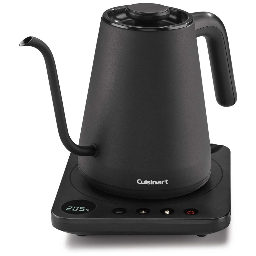 ECTQC6T8TCK80B_0-1.jpg - Chaleira Elétrica 1L com Controle de Temperatura 110v CUISINART GK 1 Preto