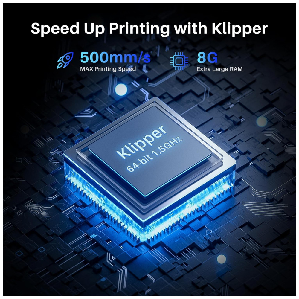 ECTQC771947C0B_1-1.jpg - Impressora 3D ELEGOO Neptune 4 Pro Velocidade de 500mm/s Firmware Klipper Auto Nivelamento e Extrusora de Acionamento Direto Montagem Fácil