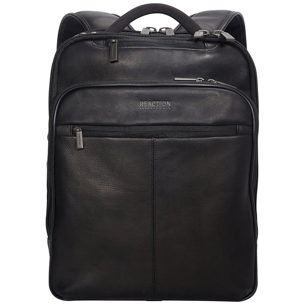 ECTQCDI0X1800B_4-1.jpg - Bolsa Maleta de Couro Masculina para Laptop KENNETH COLE REACTION Marrom Escuro