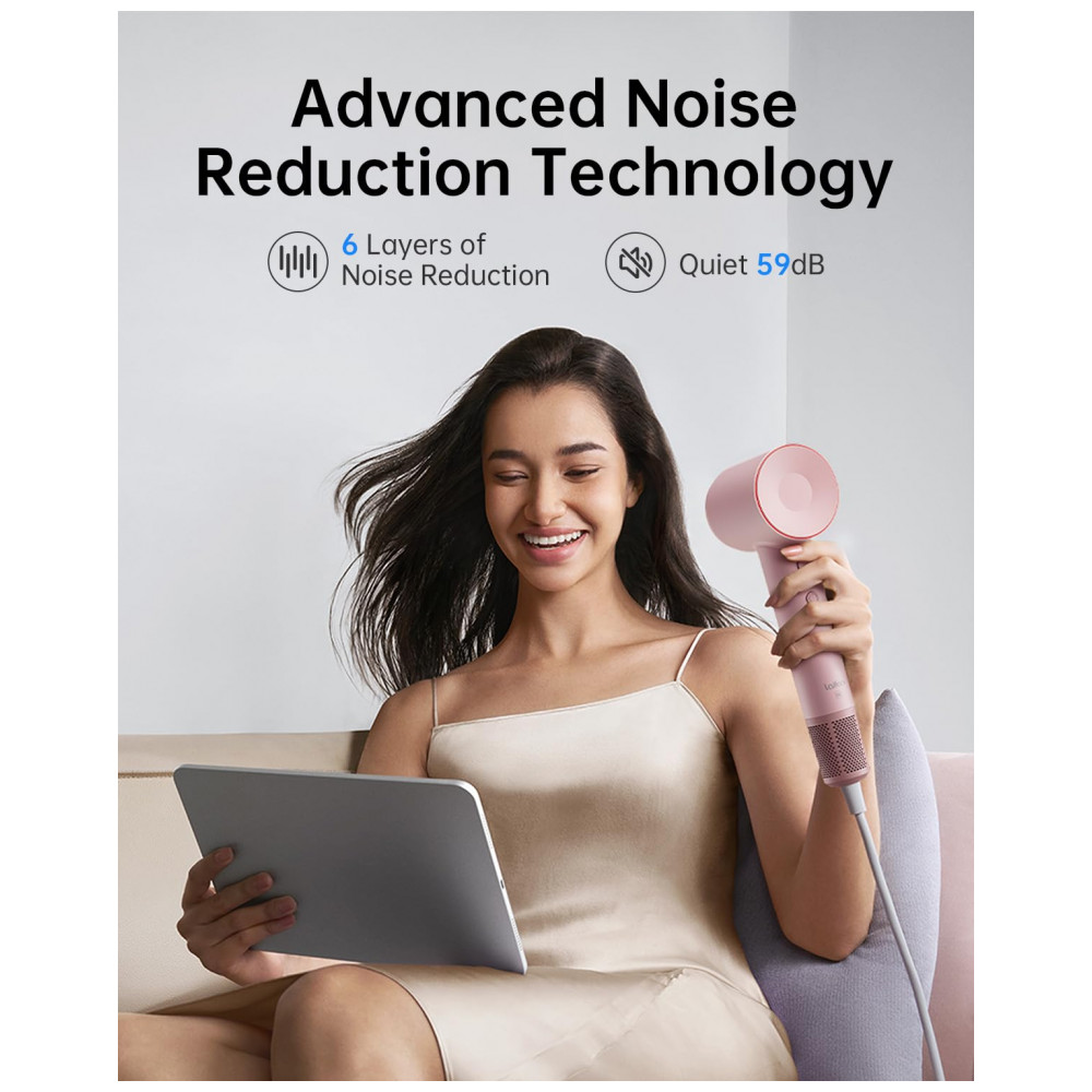 ECTQCHDTPVXD0B_3-1.jpg - Secador de Cabelo Laifen Hair Dryer SE, 200 Milhões de Íons Negativos com Motor Sem Escova de 105.000 RPM 1400W, Secagem Rápida Poderosa de Alta Veloc