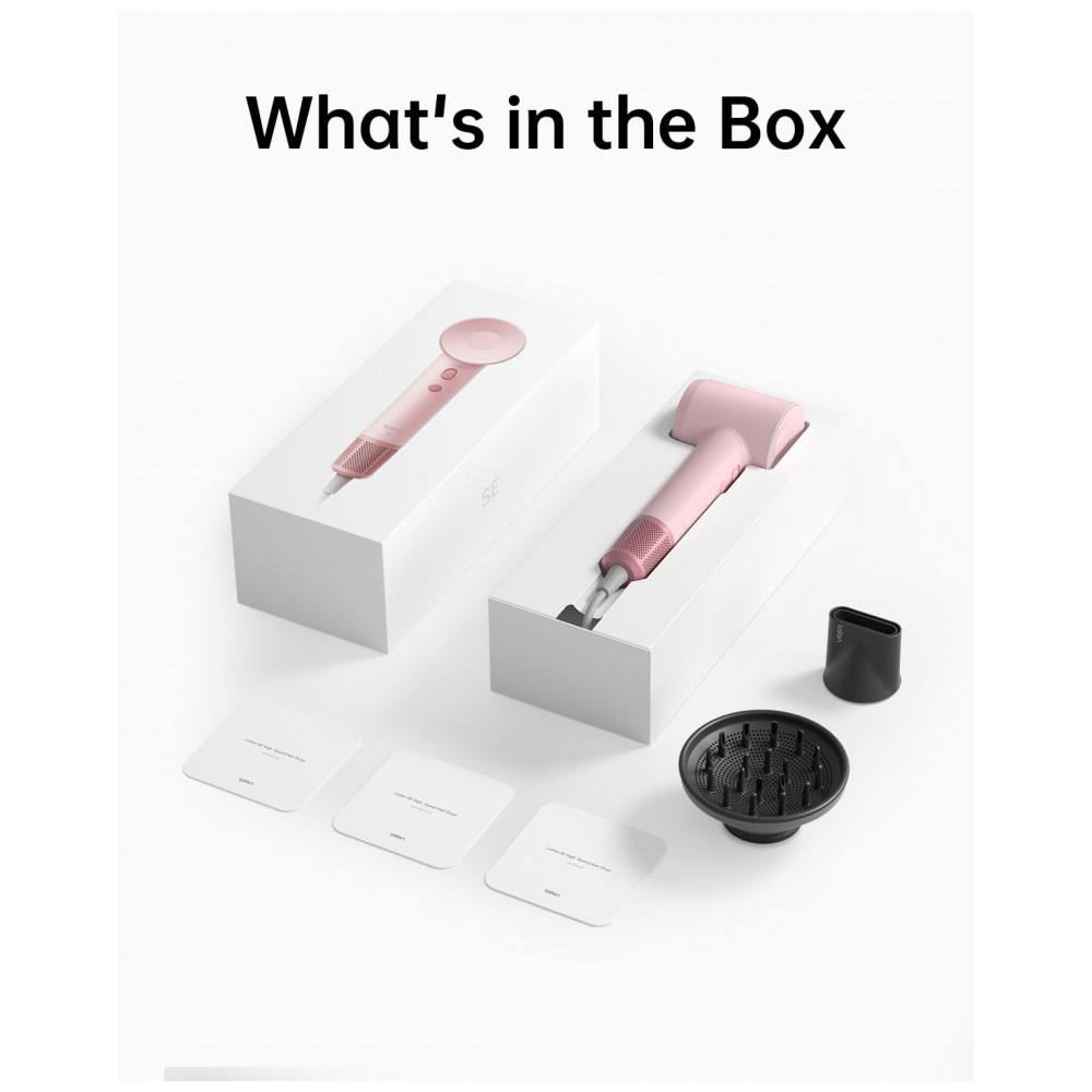 ECTQCHDTPVXD0B_6-1.jpg - Secador de Cabelo Laifen Hair Dryer SE, 200 Milhões de Íons Negativos com Motor Sem Escova de 105.000 RPM 1400W, Secagem Rápida Poderosa de Alta Veloc