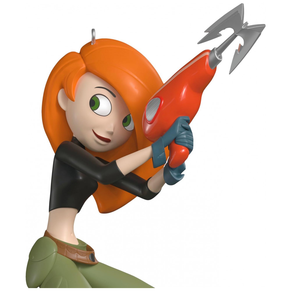 ECTQCJKRQGPD0B_4-1.jpg - Enfeite Natalino Hallmark Keepsake 2025 Disney Kim Possible e Rufus em Ação, Plástico, 7 x 8,9 x 3,8cm