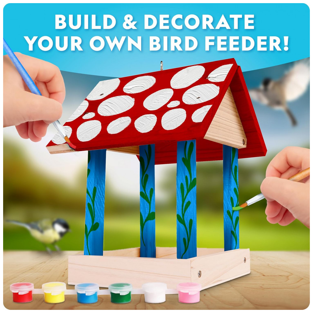 ECTQCKHNSVYD0B_1-1.jpg - Build Your Own Bird Feeder Kit Multicolor – Casa‑de‑Pássaros DIY em Madeira com Pintura, Diário de Observação e Pôster Educativo, National Geographic