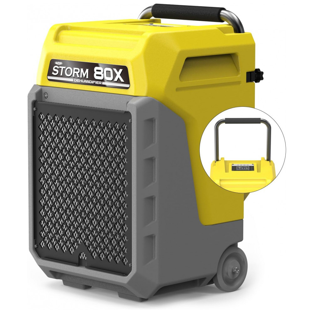 ECTQCS86M2HF0B_0-1.jpg - Desumidificador Comercial ALORAIR 80 litros LGR com Mangueira de Drenagem por Bomba, Portátil para Ambientes Industriais, Ideal para Porões,