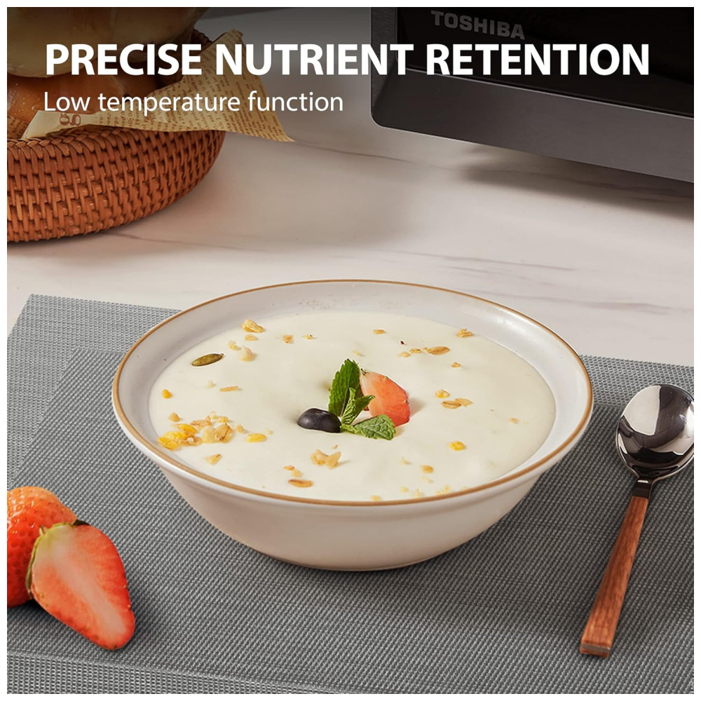 ECTQCWXDTQPD0B_8-1.jpg - Forno Micro-ondas de Bancada TOSHIBA Combo 8 em 1 com Convecção, Grill, Modo de Remoção de Odor, Prateleira Giratória