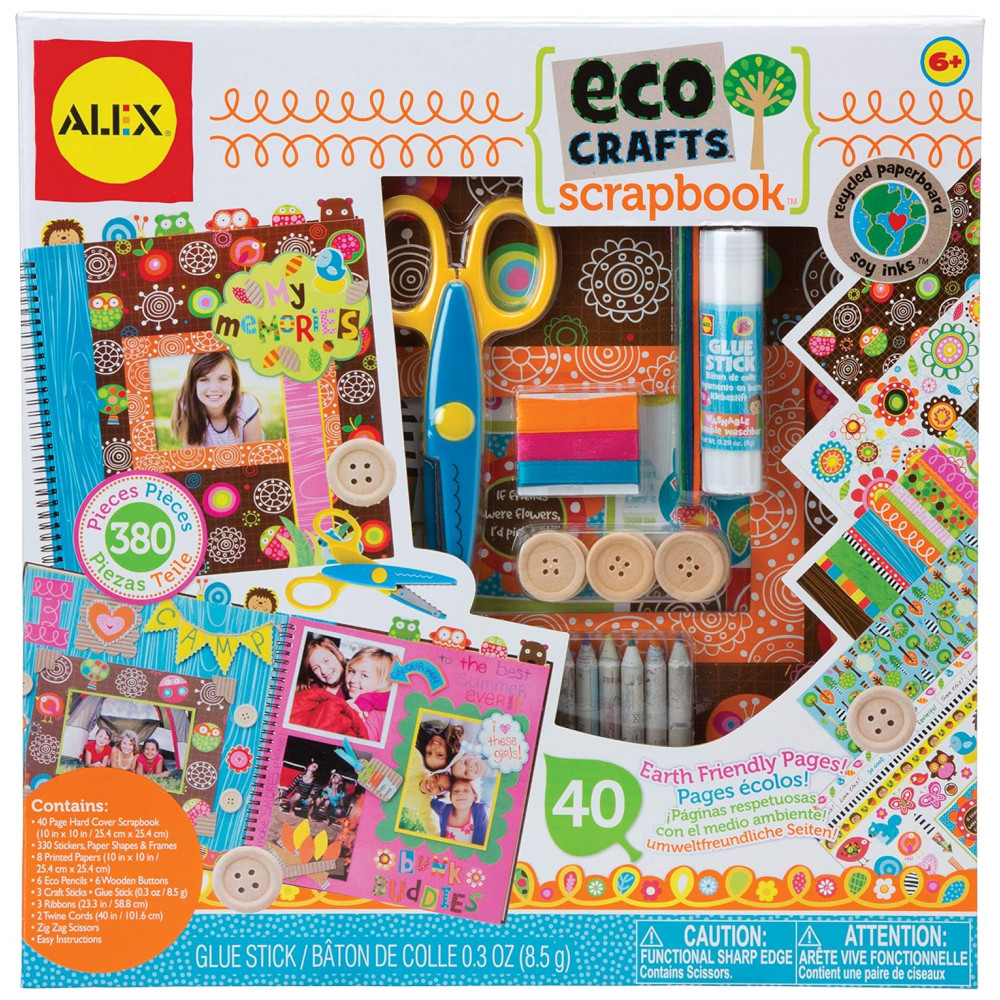 ECTQCZSVDE200B_0-1.jpg - Kit Caixa Divertido e Educativa com 380 Peças Para Crianças de 6 ou Mais ALEX TOYS 166W Rosa