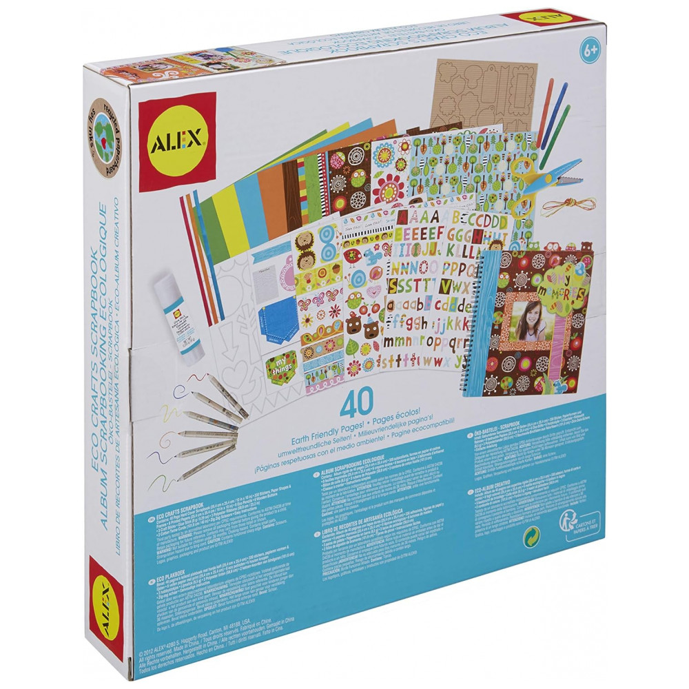 ECTQCZSVDE200B_1-1.jpg - Kit Caixa Divertido e Educativa com 380 Peças Para Crianças de 6 ou Mais ALEX TOYS 166W Rosa