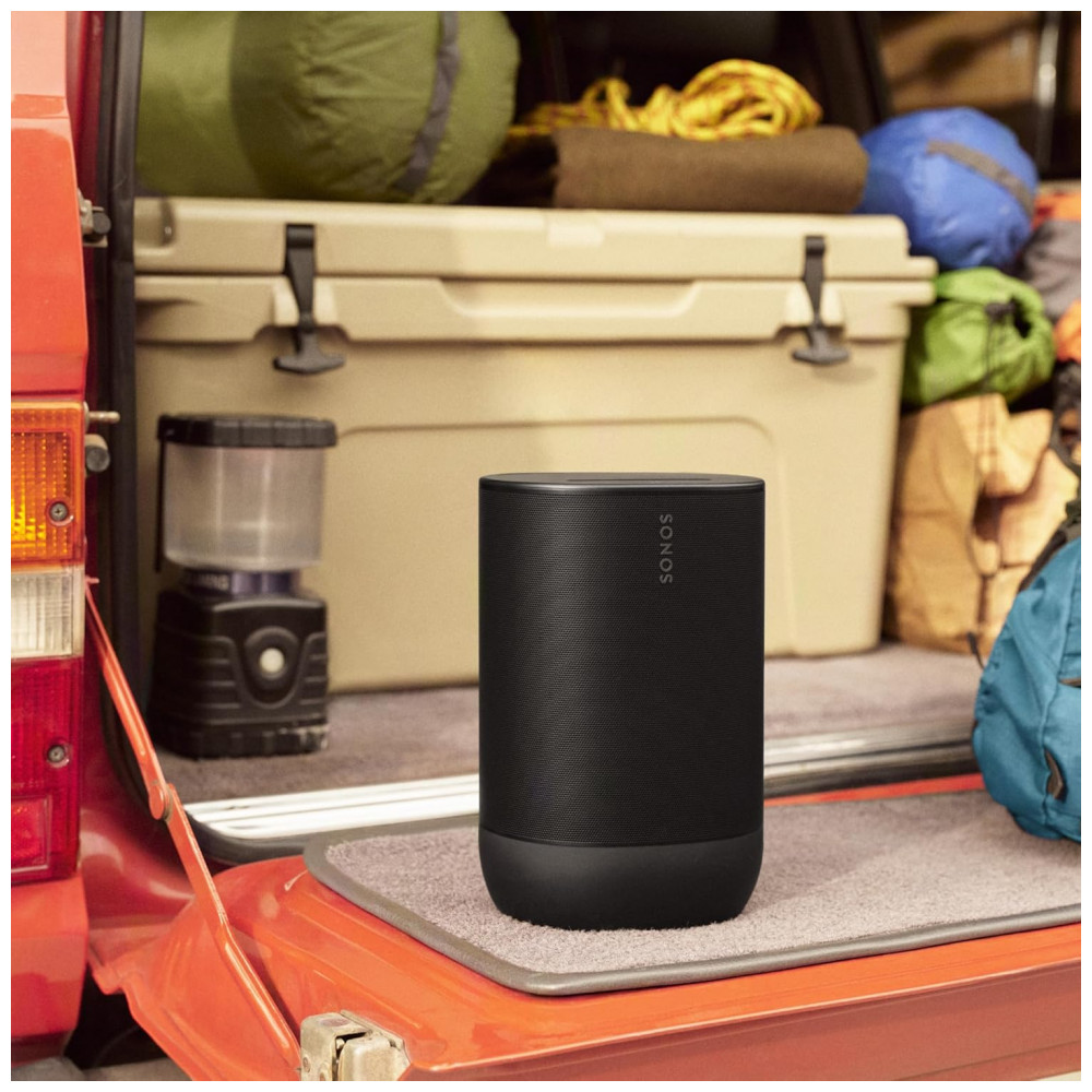 Sonos Move Caixa de Som Portátil Wireless com Bluetooth, IP56, Alexa, Google Assistant, Streaming Wi-Fi, Autonomia de 24h – Preto Fosco - Imagem 7