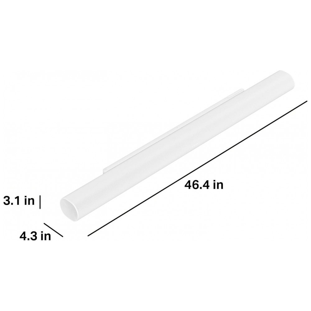 ECTQD4SG4KFD0B_5-1.jpg - Sonos Arc Ultra Soundbar Premium com Dolby Atmos 9.1.4, Tecnologia Sound Motion™, Wi-Fi 6, Controle por Voz, Design Curvo – Branco Fosco