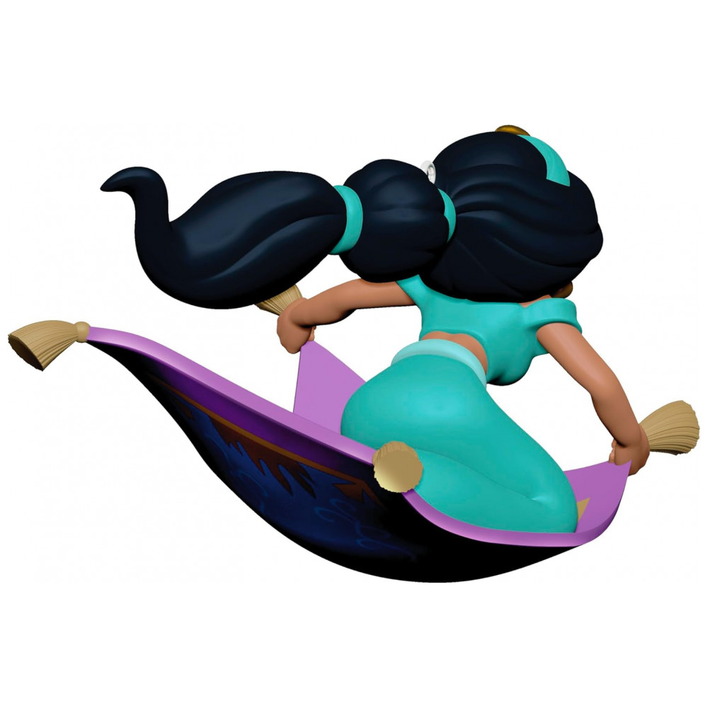ECTQD55T93RD0B_5-1.jpg - Ornamento Hallmark Keepsake 2025 Disney Aladdin - O tapete Mágico de Jasmine, Decoração Natalina para Fãs Disney