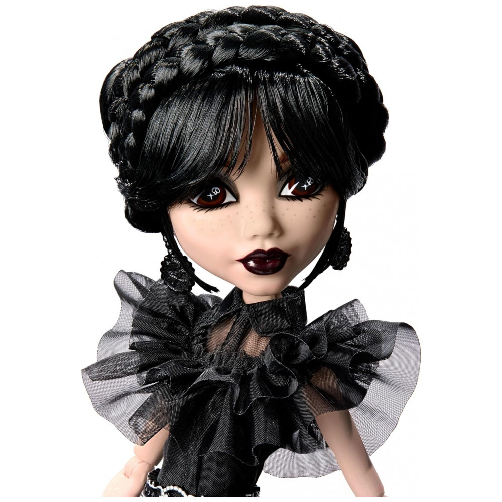 ECTQD5VWQGMC0B_1-1.jpg - Boneca Monster High Rave'N Wednesday Doll HXJ03 – Coleção Monster High x Wednesday