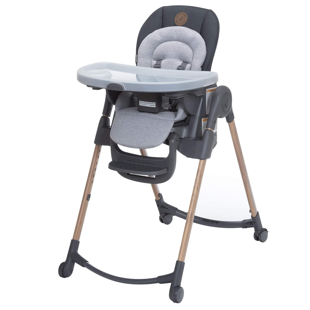 ECTQD7K9SGD80B_0-1.jpg - Cadeira de Alimentação 6 em 1 com Bandeja Removível Maxi Cosi Cinza