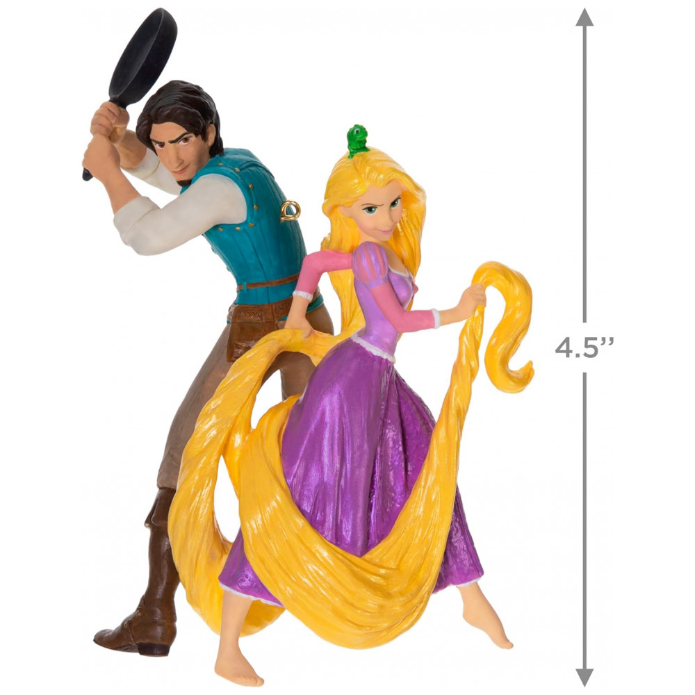 ECTQDBVSQLSD0B_3-1.jpg - Enfeite de Natal Hallmark Keepsake 2025, Disney Tangled 15º Aniversário Melhor Dia de Sempre!, Presente para Fãs da Disney