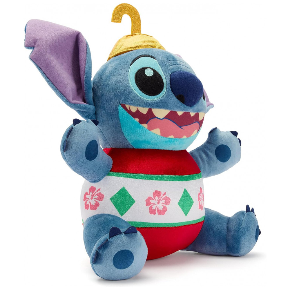 ECTQDN3VX2SF0B_1-1.jpg - Pelúcia Oficial Disney Store do Stitch para as Festas de Fim de Ano - Lilo & Stitch Bonecos de Pelúcia de Natal