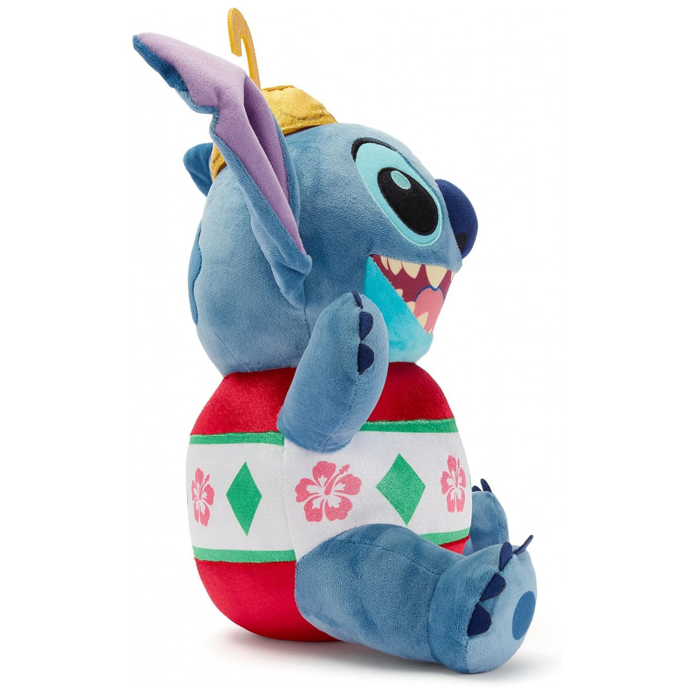 ECTQDN3VX2SF0B_2-1.jpg - Pelúcia Oficial Disney Store do Stitch para as Festas de Fim de Ano - Lilo & Stitch Bonecos de Pelúcia de Natal