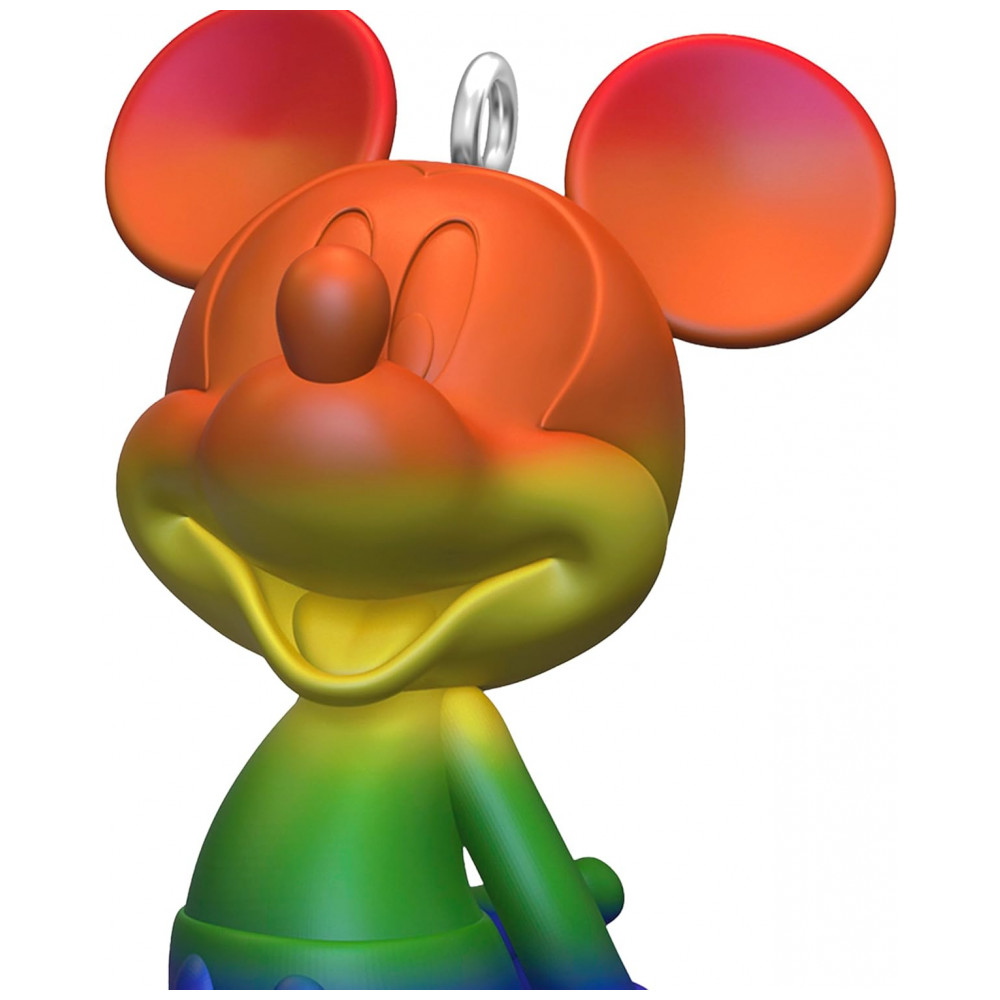 ECTQDQWWF9XC0B_6-1.jpg - Enfeite de Natal Hallmark Keepsake Mickey Mouse Arco-Íris, Plástico Colorido 4x6,4x3,3 cm