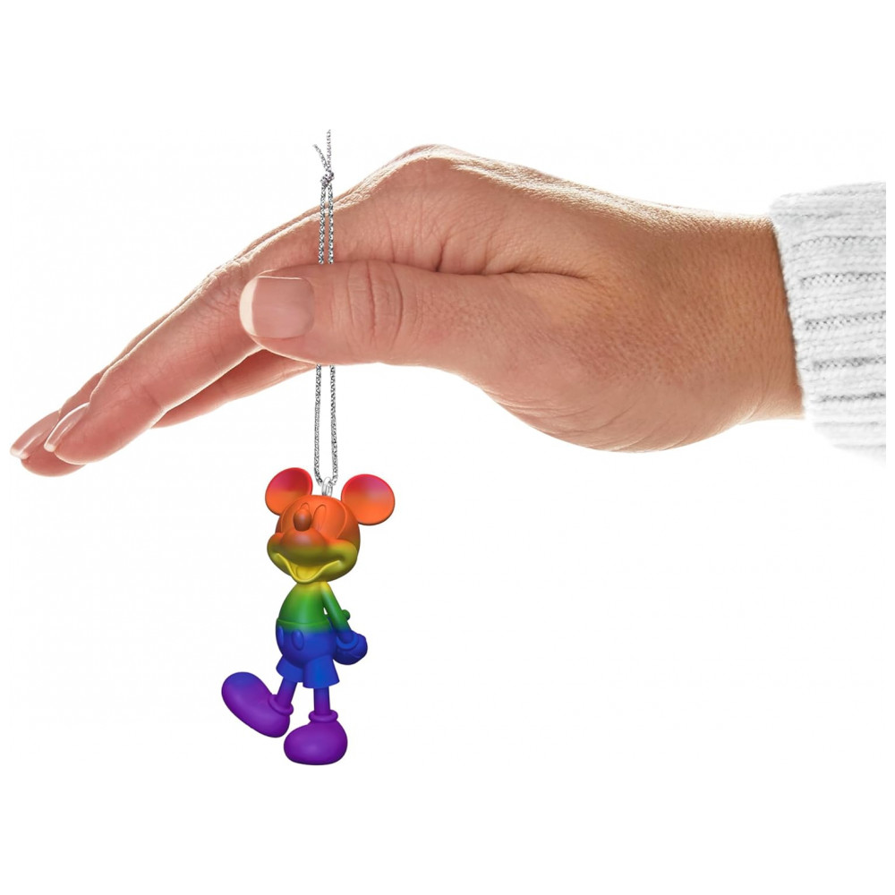 ECTQDQWWF9XC0B_7-1.jpg - Enfeite de Natal Hallmark Keepsake Mickey Mouse Arco-Íris, Plástico Colorido 4x6,4x3,3 cm