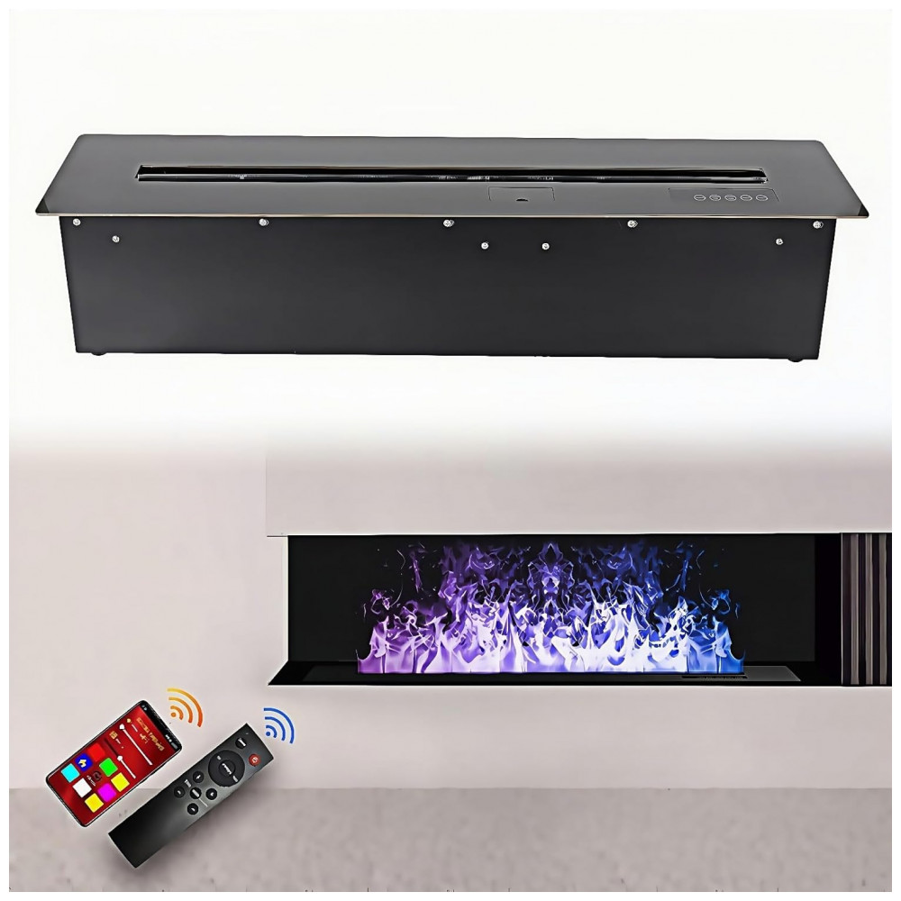 ECTQDS2W9Y1F0B_0-1.jpg - Lareira Elétrica 3D Vapor d'Água Sxysgf 8 Cores Chamas Dinâmicas Recessível ou Autônoma Controle Remoto App Timer 200cm Aço Inoxidável