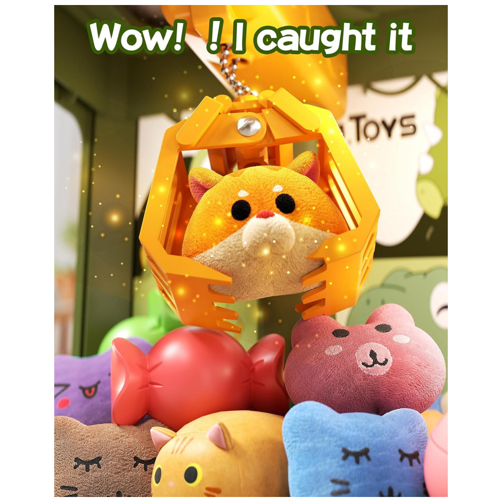 ECTQF4TRTY6D0B_1-1.jpg - Máquina de Garra Mini Arcade Skirfy Dinosaur para Crianças com Música e Prêmios, 30 Brinquedos Inclusos