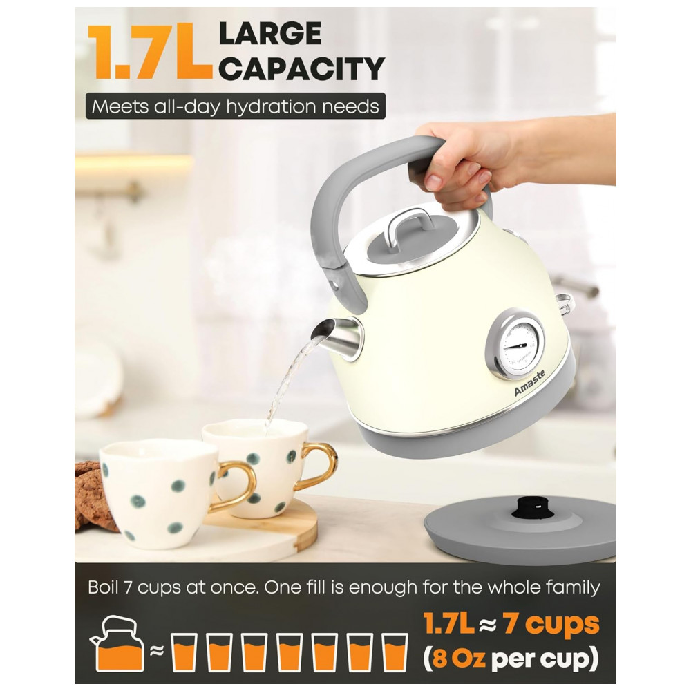 ECTQFBHP514D0B_5-1.jpg - Chaleira Elétrica Amaste 17L Inox Branca Creme Termômetro Retro 1500W Proteção Antisseco Tampa Removível BT-K15FT 110V
