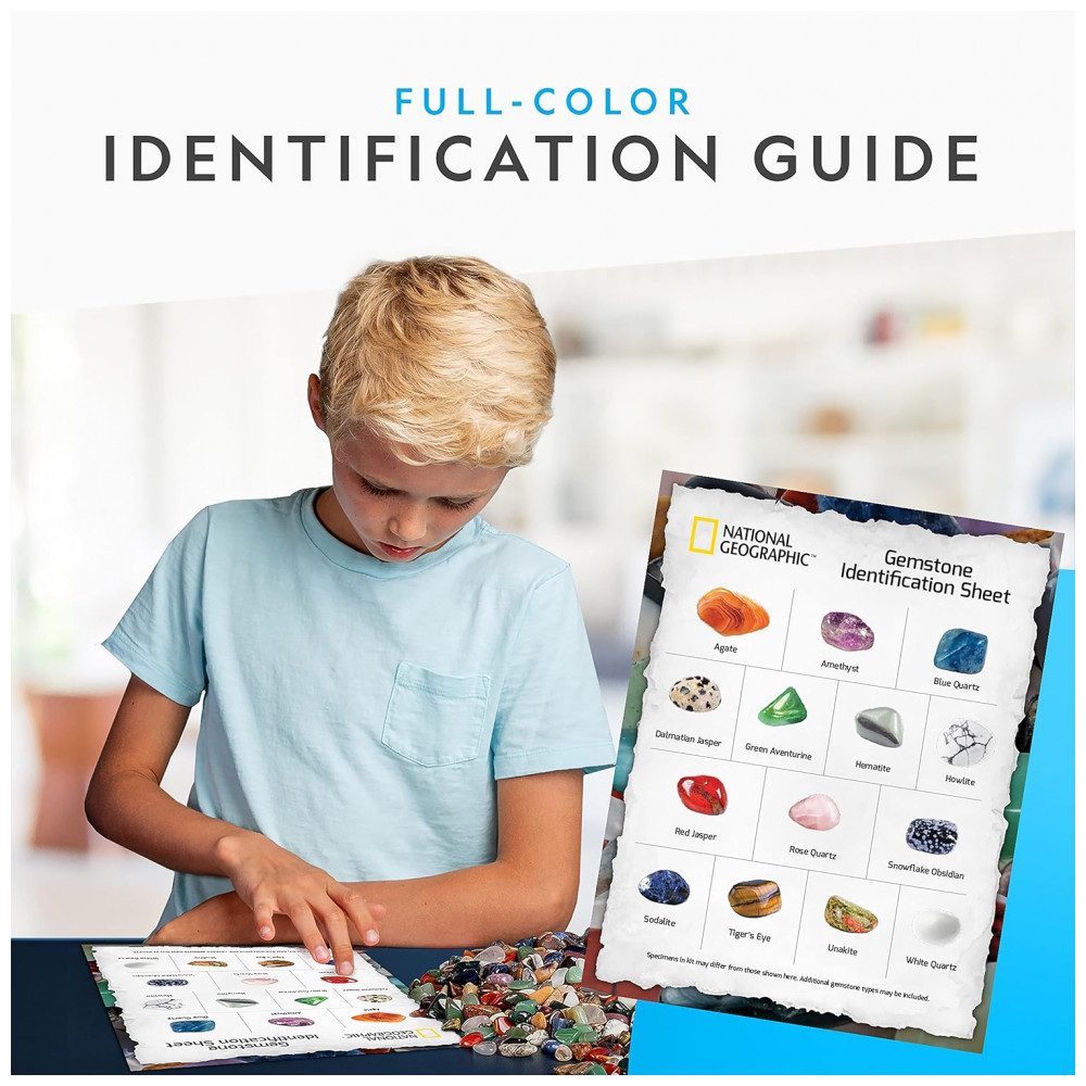 ECTQFLG8WHM80B_3-1.jpg - Kit de Coleção de Rochas National Geographic Premium Polished Stones com Guia de Aprendizado Educativo STEM para Crianças National Geographic