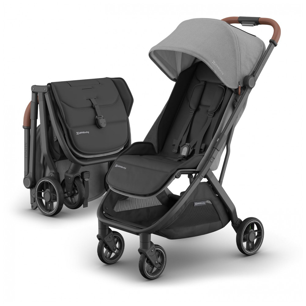 ECTQFXKXMNWD0B_0-1.jpg - Carrinho de Bebê UPPAbaby Minu V3 Greyson Cinza Carvão Leve Compacto Dobrável com Uma Mão Desde o Nascimento Capota Extensível