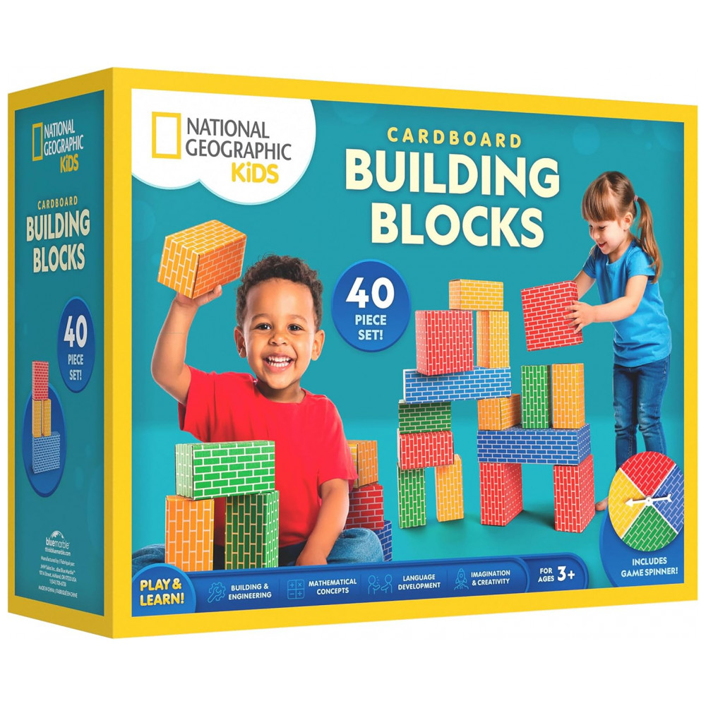 ECTQG12NV3PF0B_0-1.jpg - Kids Jumbo Cardboard Building Blocks – 40 Tijolos em 3 Tamanhos com Spinner e Cartões de Atividade, Brinquedo Educativo STEM, National Geographic