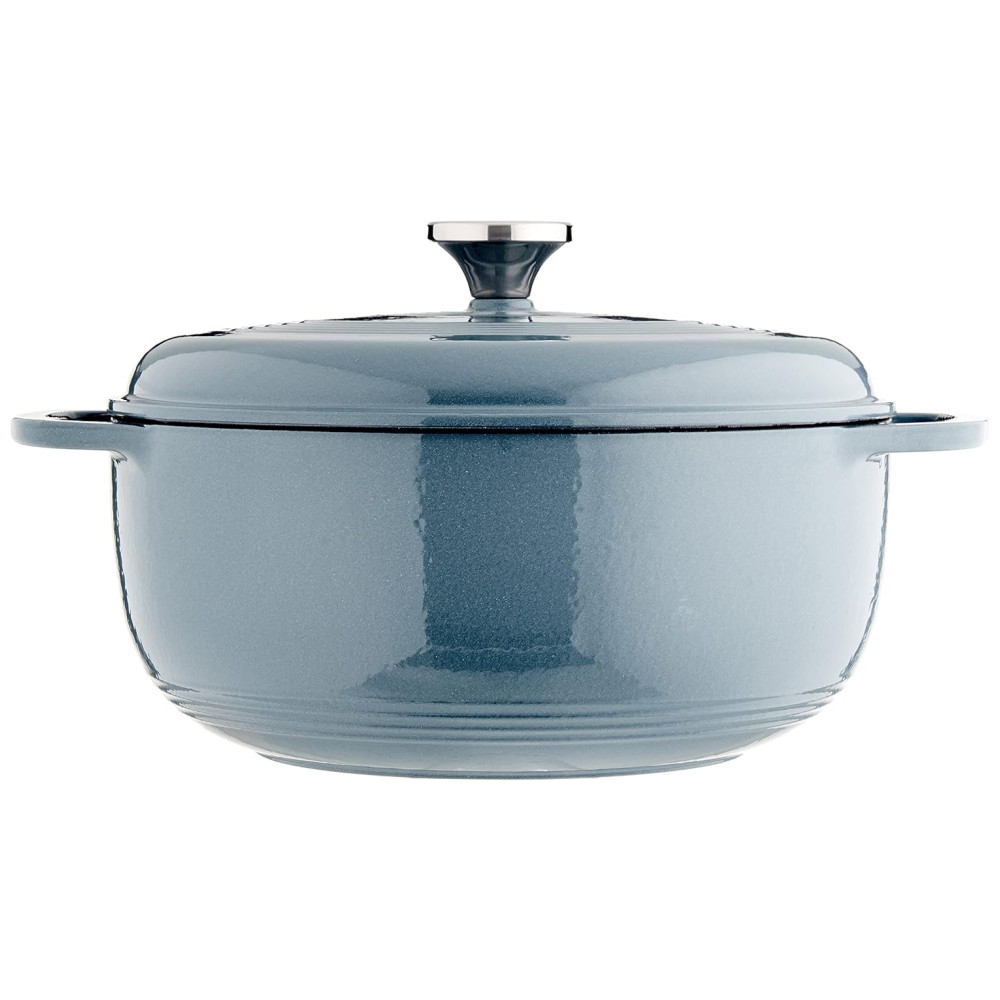 ECTQG6XZFYV70B_1-1.jpg - Panela de Ferro Fundido 6 Litros Forno Holandês Esmaltado e Antiaderente LODGE EC6D34 Azul