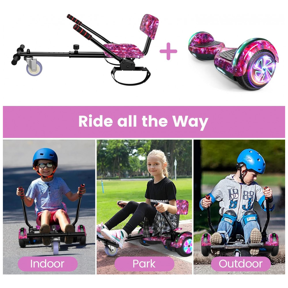 ECTQGKS856FD0B_4-1.jpg - Hoverboard SIMATE Rosa Brilhante 6,5