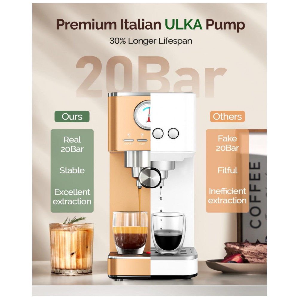 ECTQGM2XK8WD0B_1-1.jpg - Máquina de Espresso 20 Bar, Bomba ULKA, Flowmeter Integrado, Vaporizador, Maestri House, Inox/Rose Gold, 110V