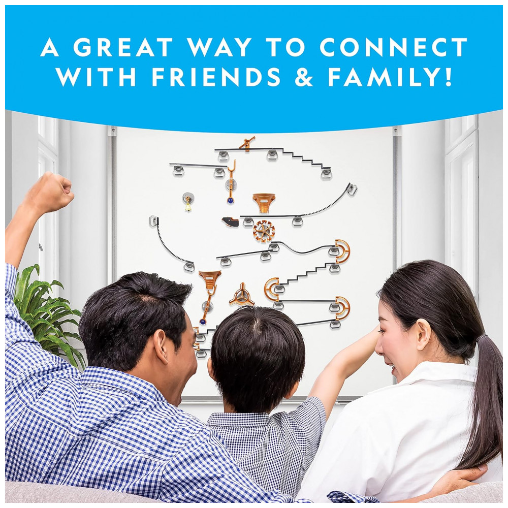 ECTQGX9BPXHB0B_6-1.jpg - Marble Run Magnético 75 Peças – Brinquedo Educativo STEM Kit de Engenharia para Crianças e Adultos Presente Criativo National Geographic