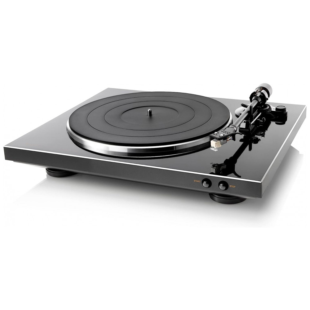 ECTQGXBNMF000B_5-1.jpg - Vitrola Toca Discos Automático com Equalizador Desing Exclusivo e 2 Velocidades 33 e 45 RPM 110v DENON DP 300F Preto