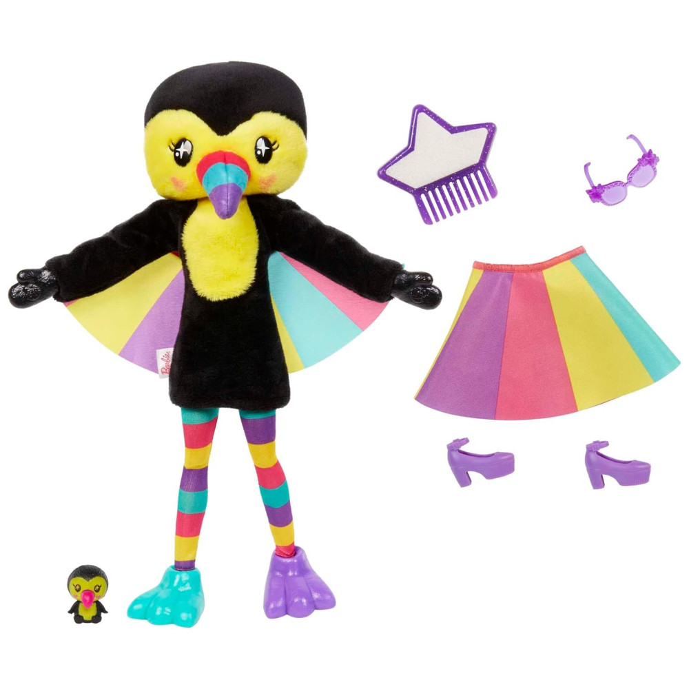 ECTQH2DR626B0B_3-1.jpg - Boneca Barbie Revelação com Fantasia de Pelúcia Tucano e 10 Surpresas