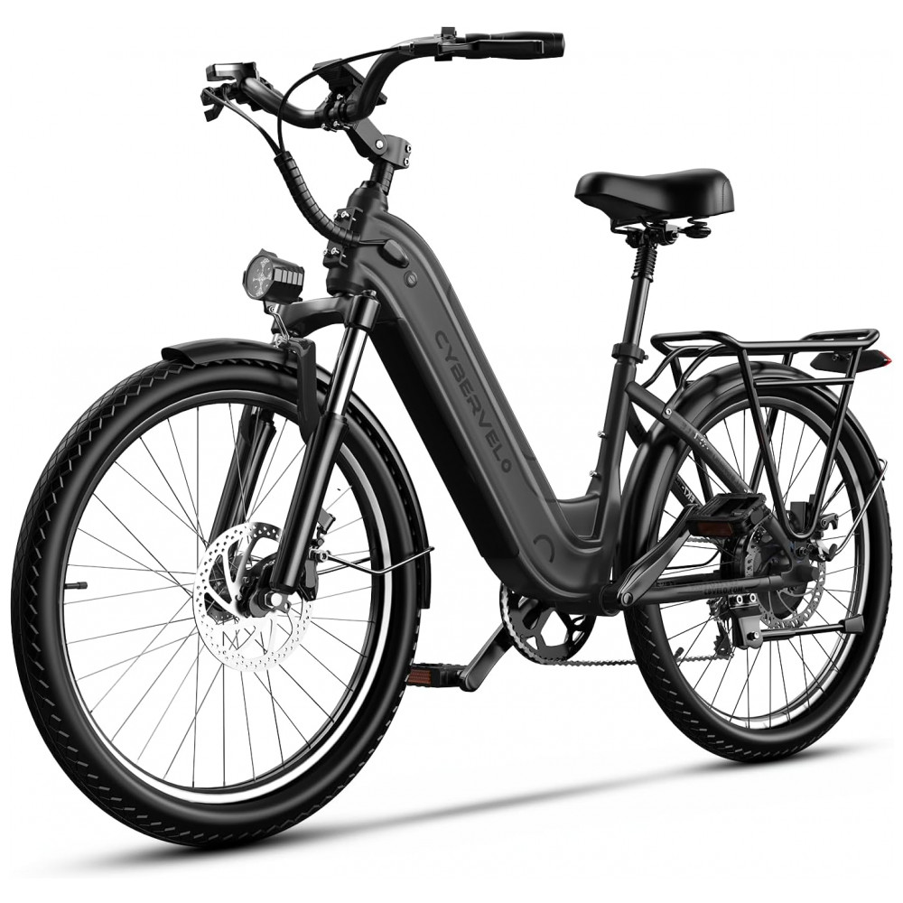 ECTQH2ZPYRBF0B_0-1.jpg - Bicicleta Elétrica Aoango 1000W Pico Rodas 26" Cinza 80mi Autonomia Bateria Removível 48V 25Ah 7 Velocidades Suspensão Dianteira LCD