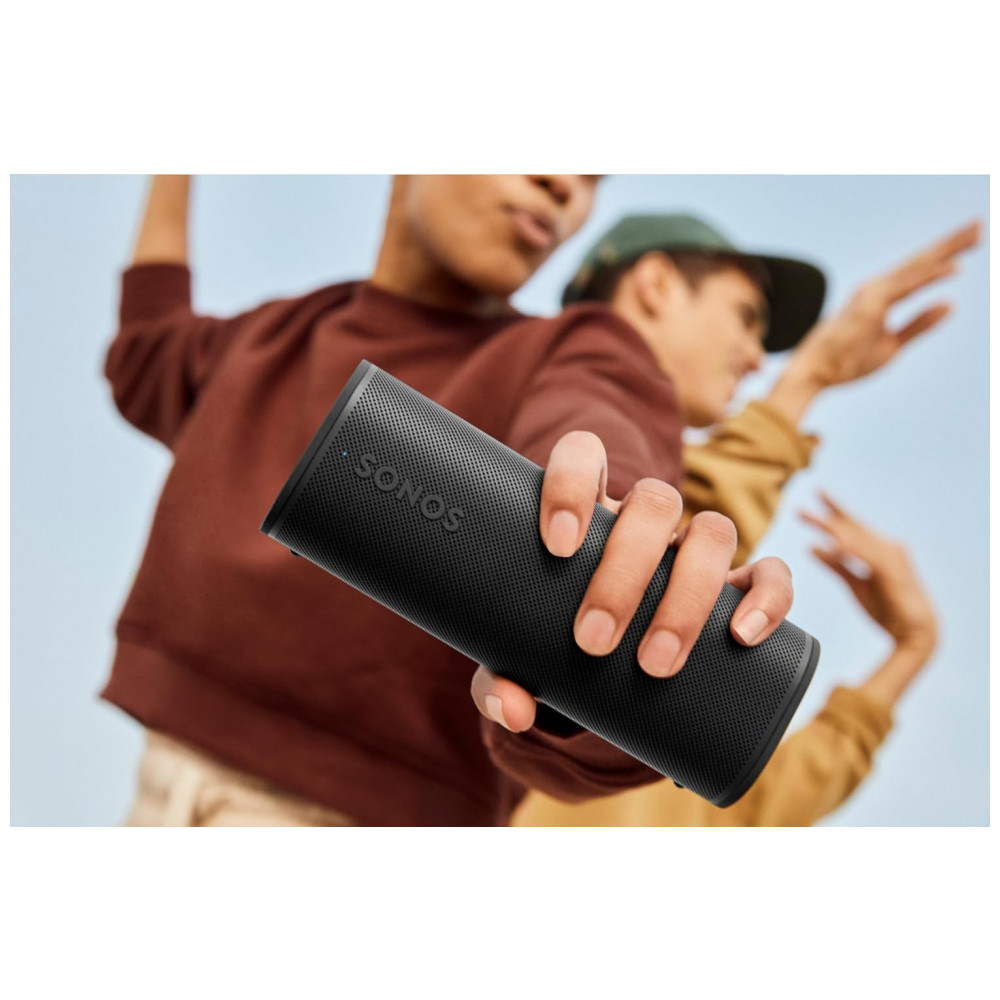 ECTQH847S6YC0B_6-1.jpg - Sonos Roam 2 Caixa de Som Portátil Wireless com Bluetooth, IP67, Alexa Integrada, Som Imersivo, Bateria Longa Duração – Preto Fosco