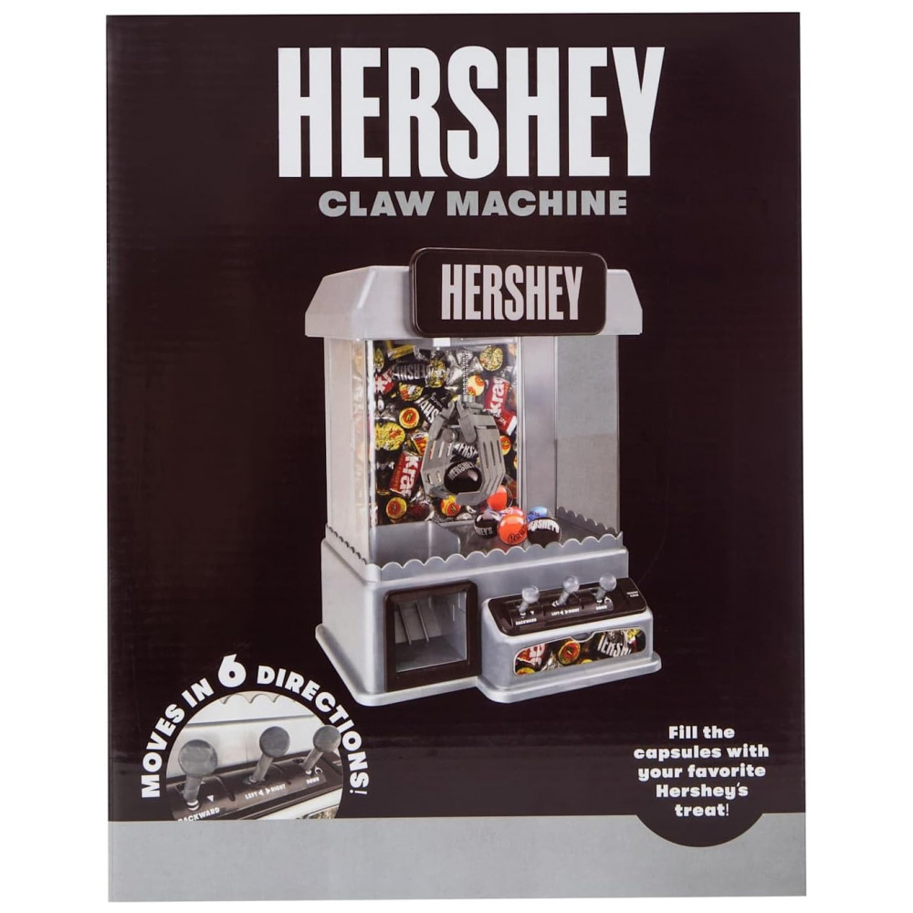 ECTQHFFR9HLF0B_6-1.jpg - Máquina de Garra Marrom Hershey’s (Well Played) – Arcade Infantil com 12 Bolas‑Prêmio 20 Fichas Cabo USB e 4 Pilhas AA