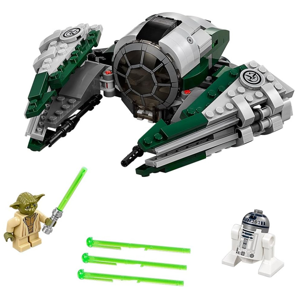 ECTQHLTBB0N10B_0-1.jpg - Star Wars 75168 Kit de Construção Jedi Starfighter com 262 Peças LEGO 6174896 Cinza