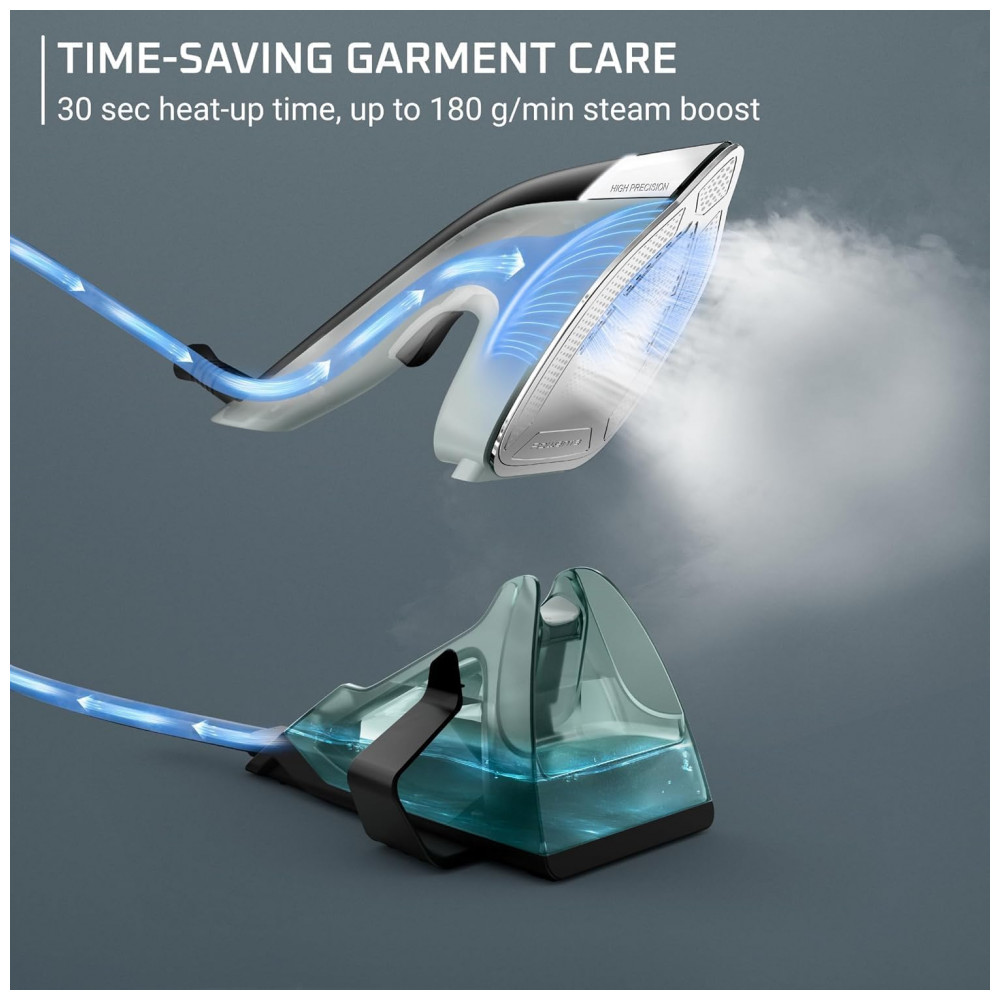 ECTQHN9986BD0B_1-1.jpg - Ferro e Vaporizador de Roupas 2 em 1 Rowenta Duo Force, 1700W, Base de Aço Inoxidável, Ultraleve, Reservatório de Água, Verde