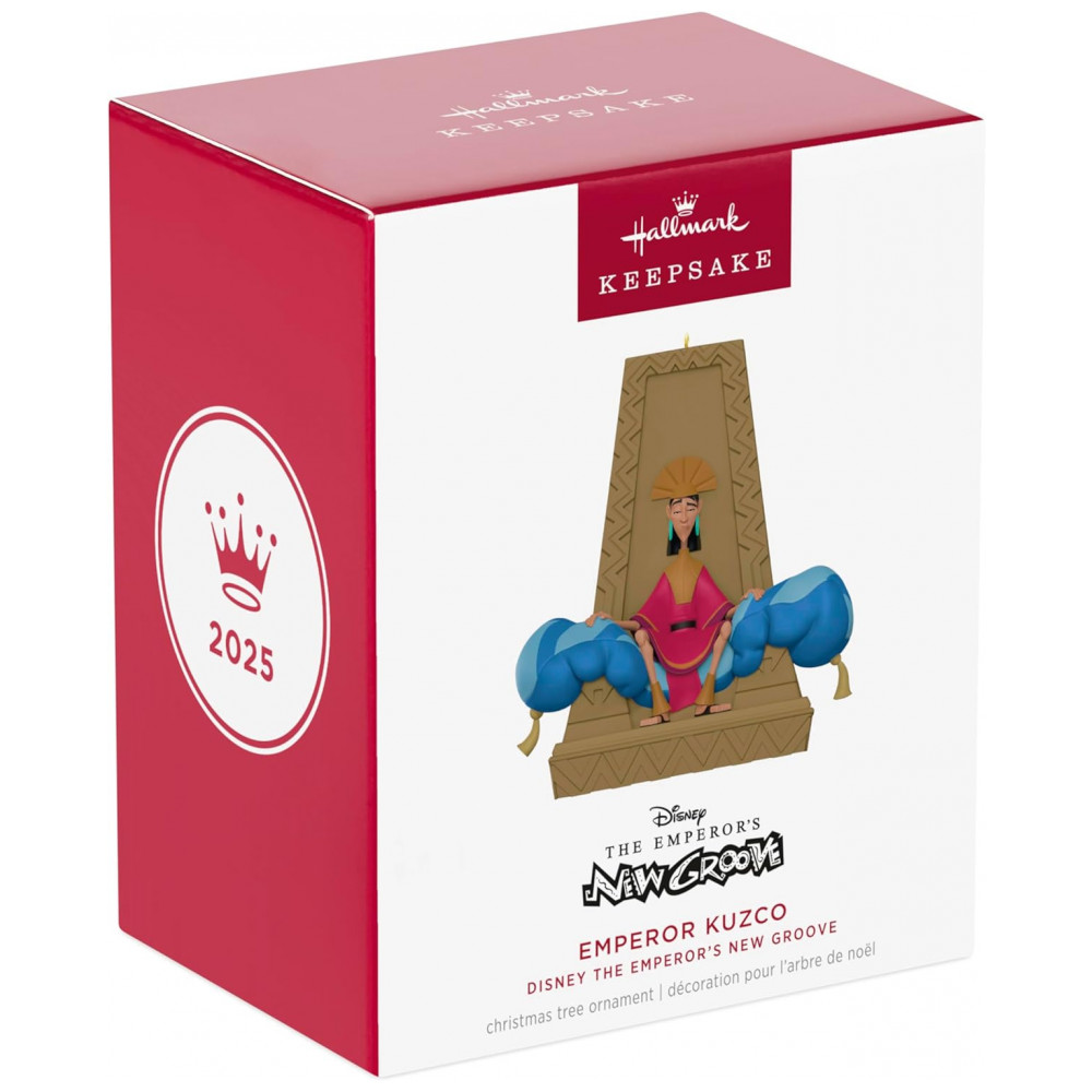 ECTQHNGP93RD0B_6-1.jpg - Enfeite de Natal Hallmark Keepsake 2025, Disney A Nova Onda do Imperador, Presente para Fãs da Disney