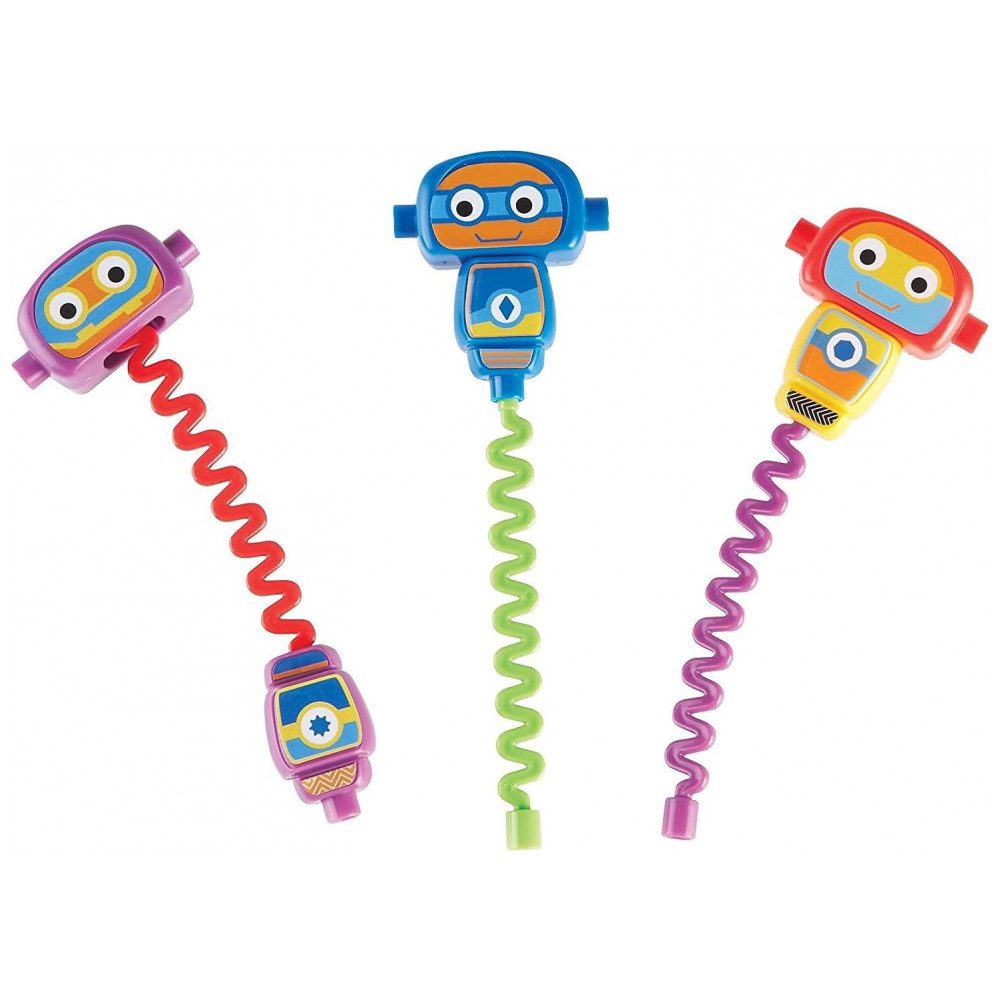 Fábrica de Robôs Learning Resources 1-2-3 Build It! – Kit Educativo Infantil, 18 Peças Grandes, Desenvolve STEM e Motricidade, Multicolorido - Imagem 3