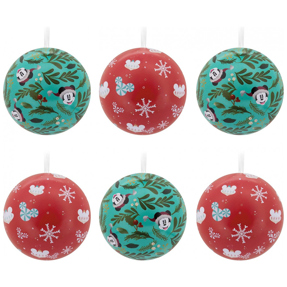ECTQJ4XFMQZB0B_1-1.jpg - Conjunto de 12 Bolas Natalinas de Metal Hallmark Disney Mickey e Minnie Mouse