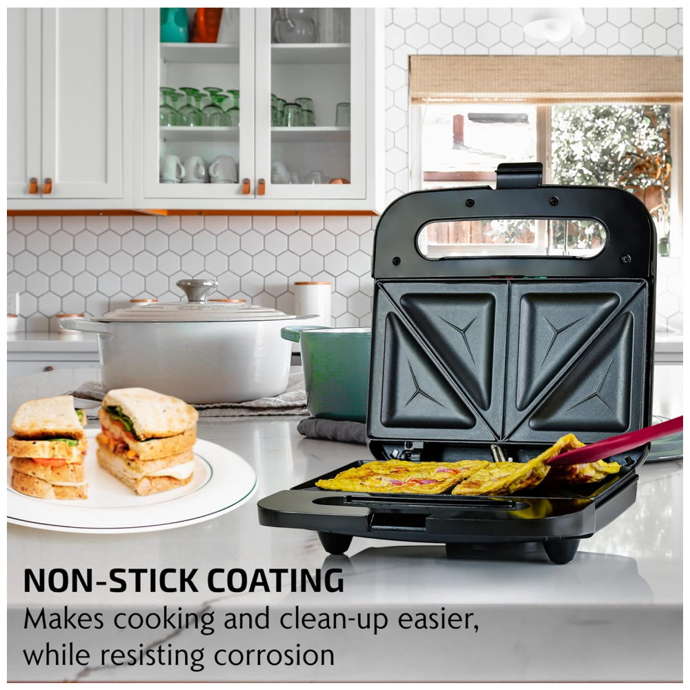 ECTQJ676NVM70B_1-1.jpg - Máquina de Sanduíche Elétrica OVENTE com Placas Antiaderentes, Luzes Indicadoras, Cabo Isolado, Fácil de Limpar e Armazenar, Perfeito para Preparar Ca