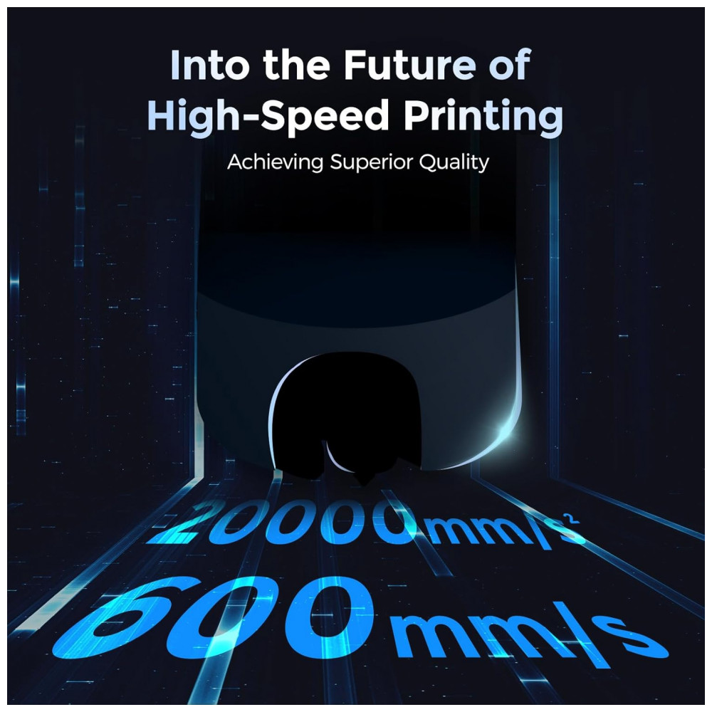 ECTQJ6LYN4HC0B_2-1.jpg - Impressora 3D FLASHFORGE Adventurer 5M com Nivelamento Automático, Impressão de Alta Velocidade até 600mm/s, Extrusora Direta a 280°C com Bocal Destac