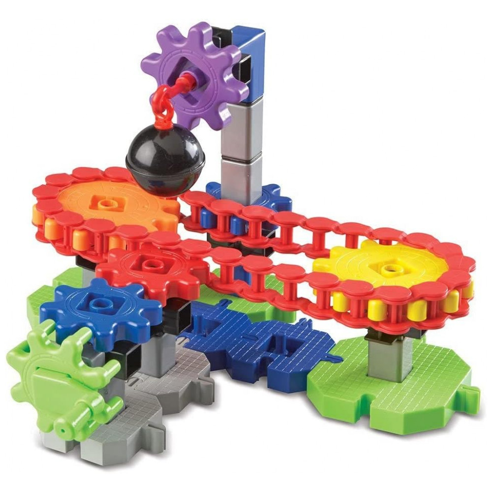 Learning Resources Gears! Gears! Gears! Machines In Motion – Kit Educacional com 116 Peças Coloridas para Crianças a partir de 5 anos - Imagem 6