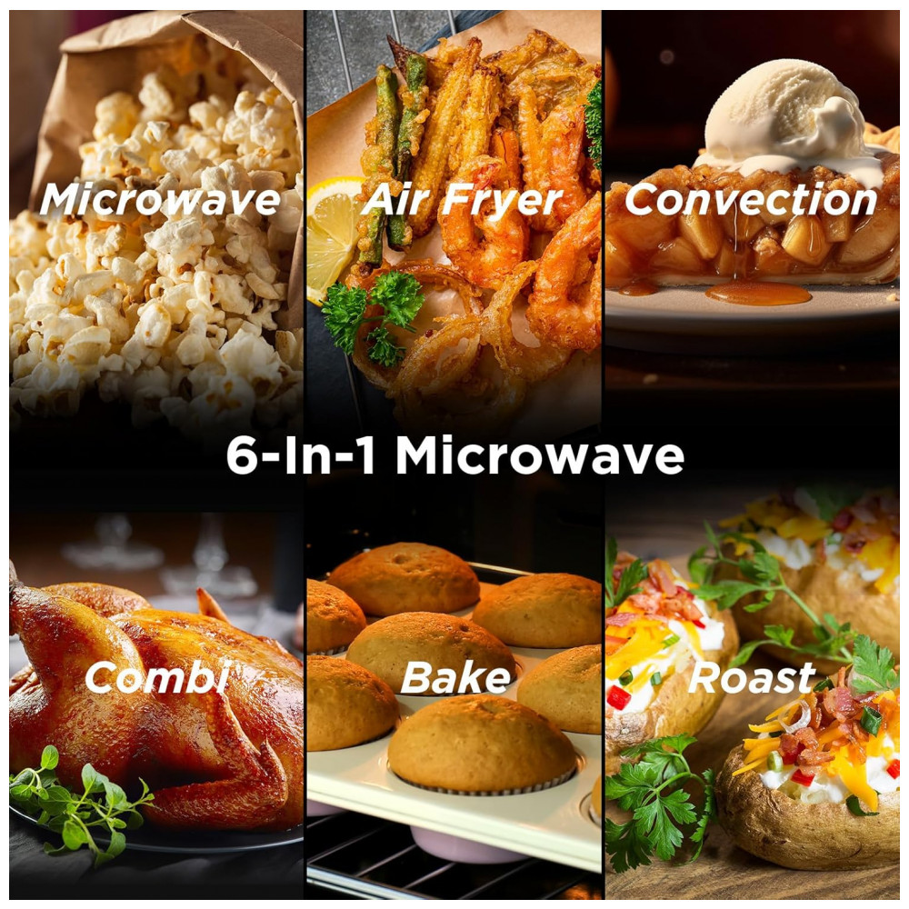 ECTQJPPWVCSF0B_1-1.jpg - Forno Micro-ondas BLACK+DECKER de Embutir com Fritadeira a Ar, Convecção e Modos de Assar, 42,47 litros, Aço Inoxidável, 900 Watts,