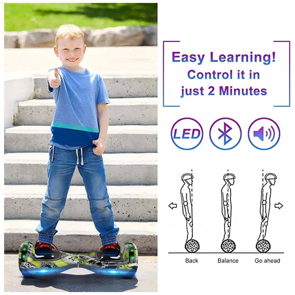 ECTQJTP4TMRF0B_4-1.jpg - Hoverboard SISIGAD Verde H9 para Crianças de 6 a 12 Anos com Bluetooth LED e Rodas de 6,5 Polegadas