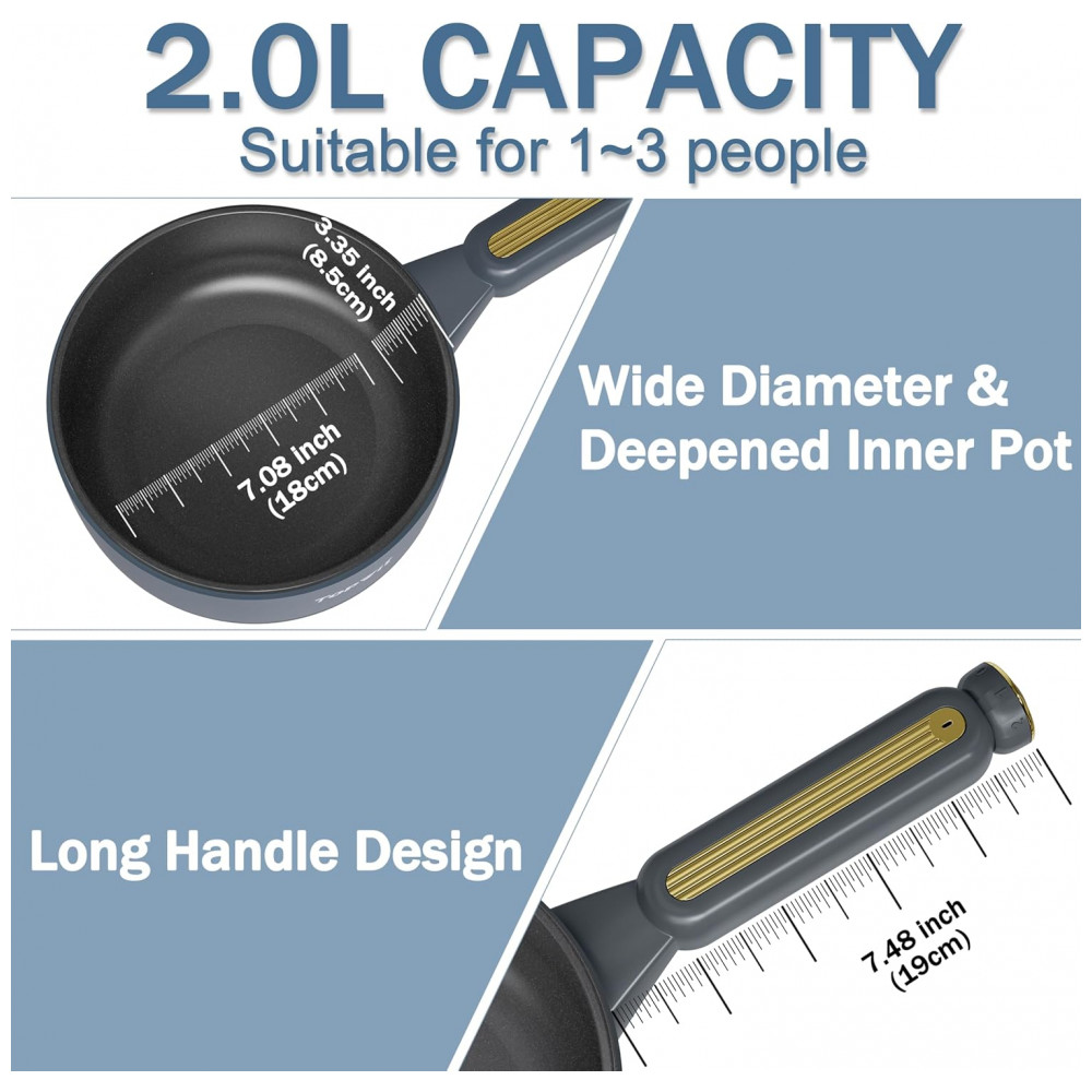 ECTQJVVJZB3D0B_1-1.jpg - TopWit Panela Elétrica 2L com Revestimento Antiaderente Controle Duplo de Potência e Design Portátil Cinza