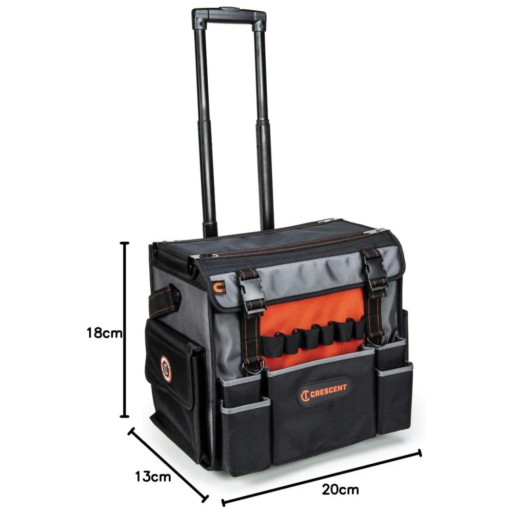 ECTQJZRLB8780B_16-1.jpg - Bolsa de Ferramentas Organizadora com Rodas e 35 Compartimentos CRESCENT CTBR1850 Preto